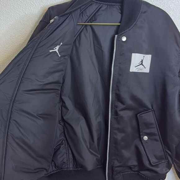 NWT-Nike Jordan-Reversible Renegade Jacket Black w/White logo-Mens size small - Picture 11 of 13
